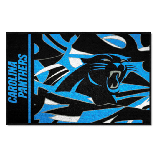 Carolina Panthers Starter Mat XFIT Design - 19in x 30in Accent Rug - Carolina Panthers