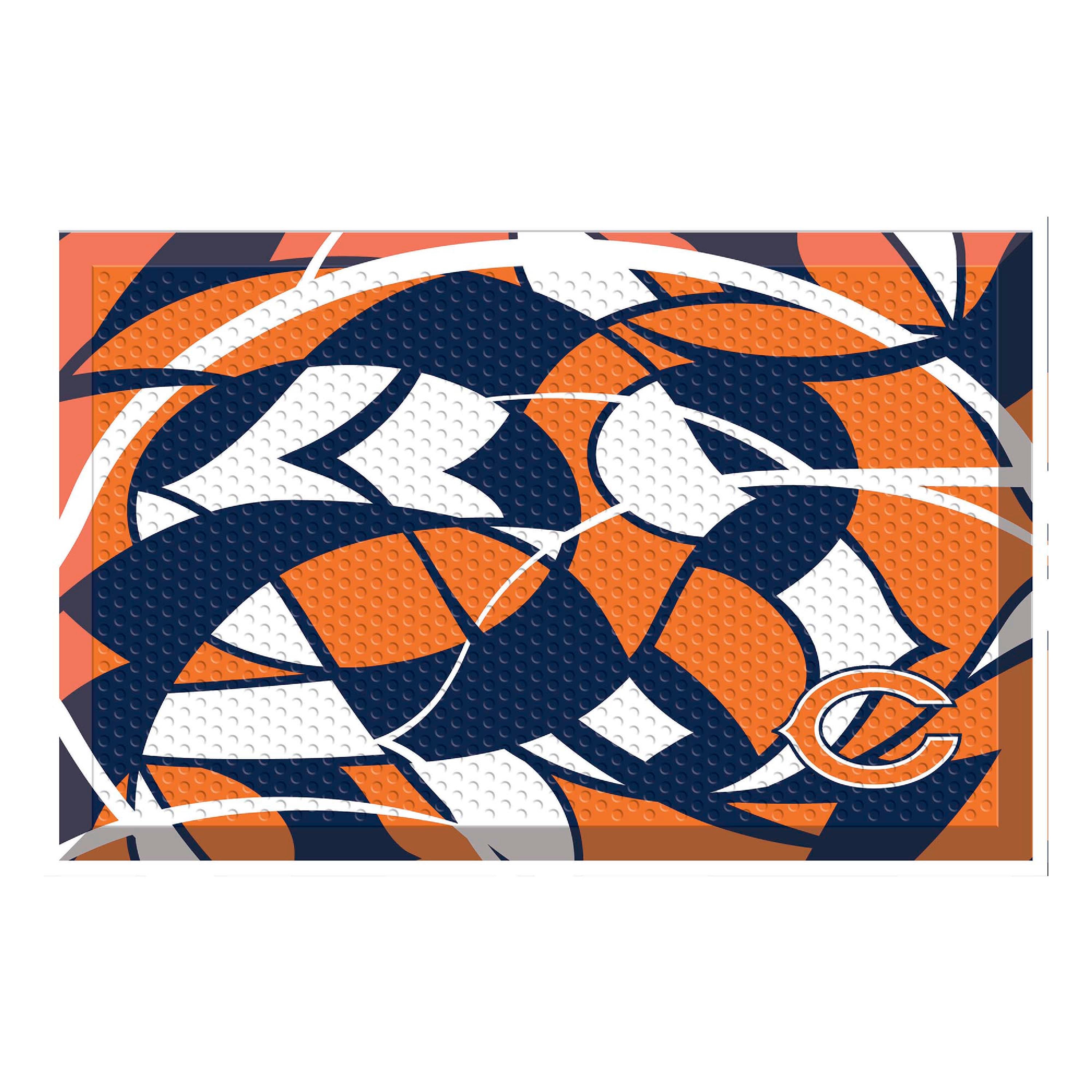 Chicago Bears Rubber Scraper Door Mat XFIT Design - Chicago Bears