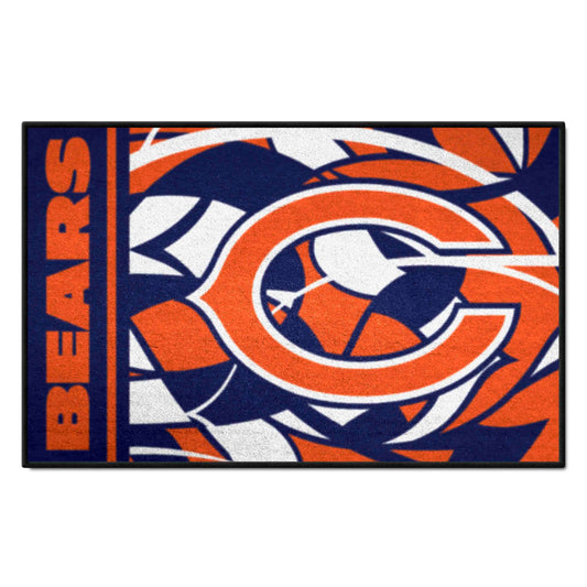 Chicago Bears Starter Mat XFIT Design - 19in x 30in Accent Rug