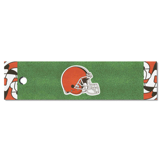 Cleveland Browns Putting Green Mat - 1.5ft. x 6ft. - Cleveland Browns