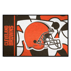 Cleveland Browns Starter Mat XFIT Design - 19in x 30in Accent Rug - Cleveland Browns