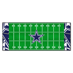 Dallas Cowboys Football Field Runner Mat - 30in. x 72in. XFIT Design - Dallas Cowboys