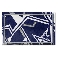 Dallas Cowboys 4ft. x 6ft. Plush Area Rug XFIT Design