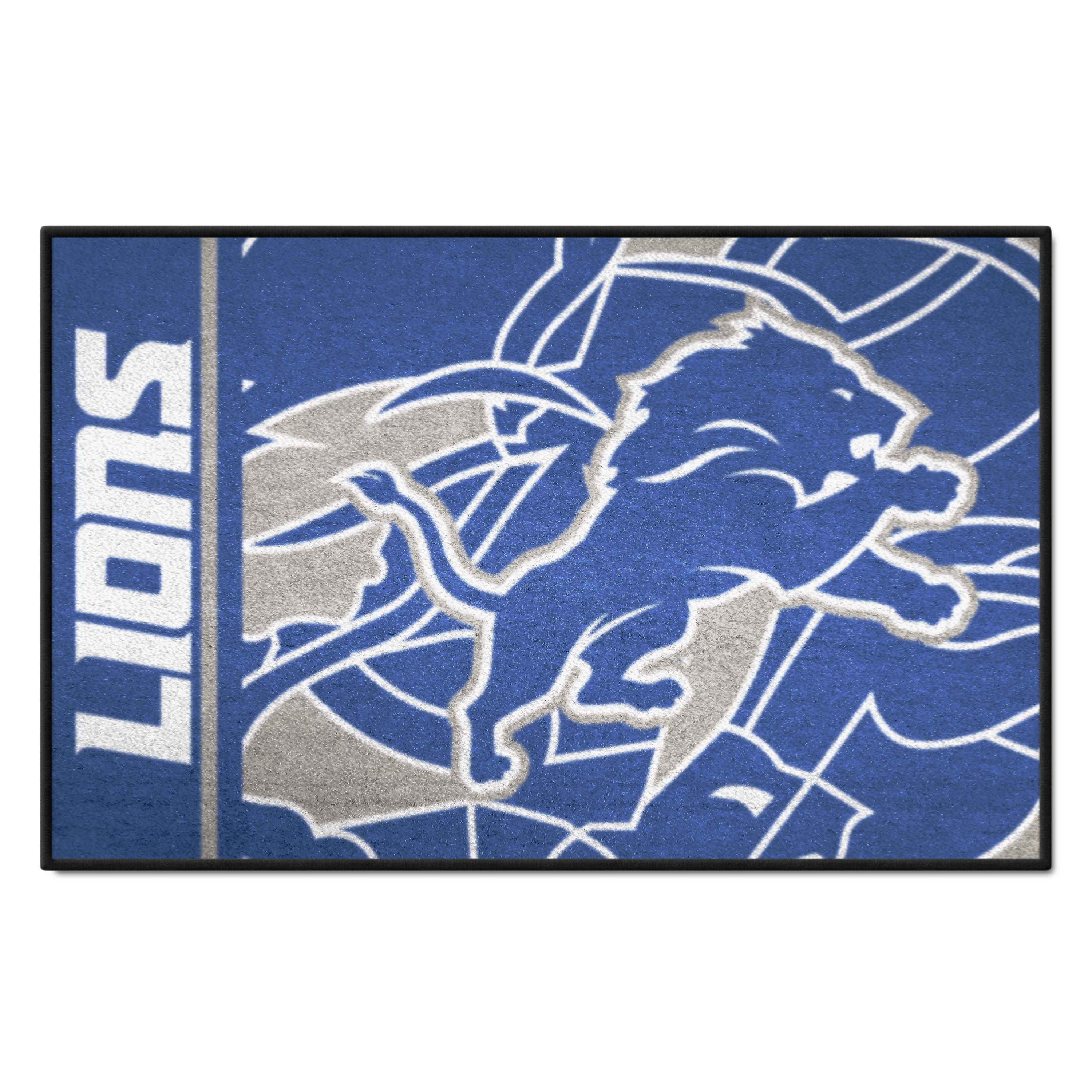 Detroit Lions Starter Mat XFIT Design - 19in x 30in Accent Rug