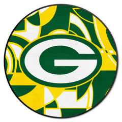 Green Bay Packers Roundel Rug - 27in. Diameter XFIT Design - Green Bay Packers