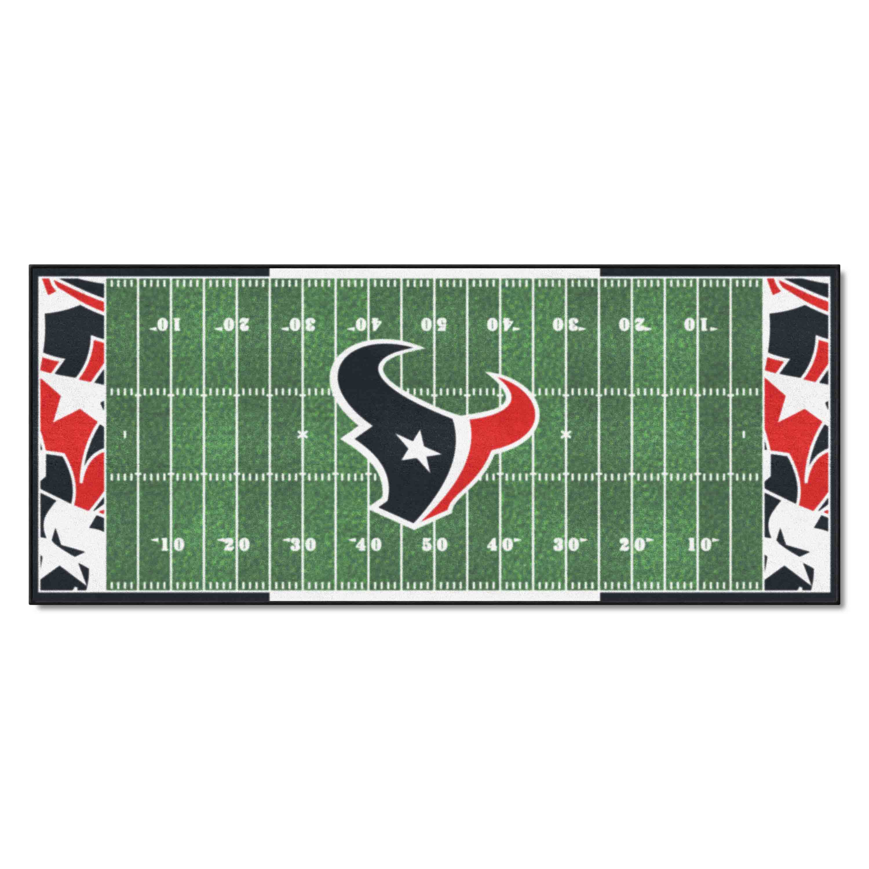 Houston Texans Football Field Runner Mat - 30in. x 72in. XFIT Design