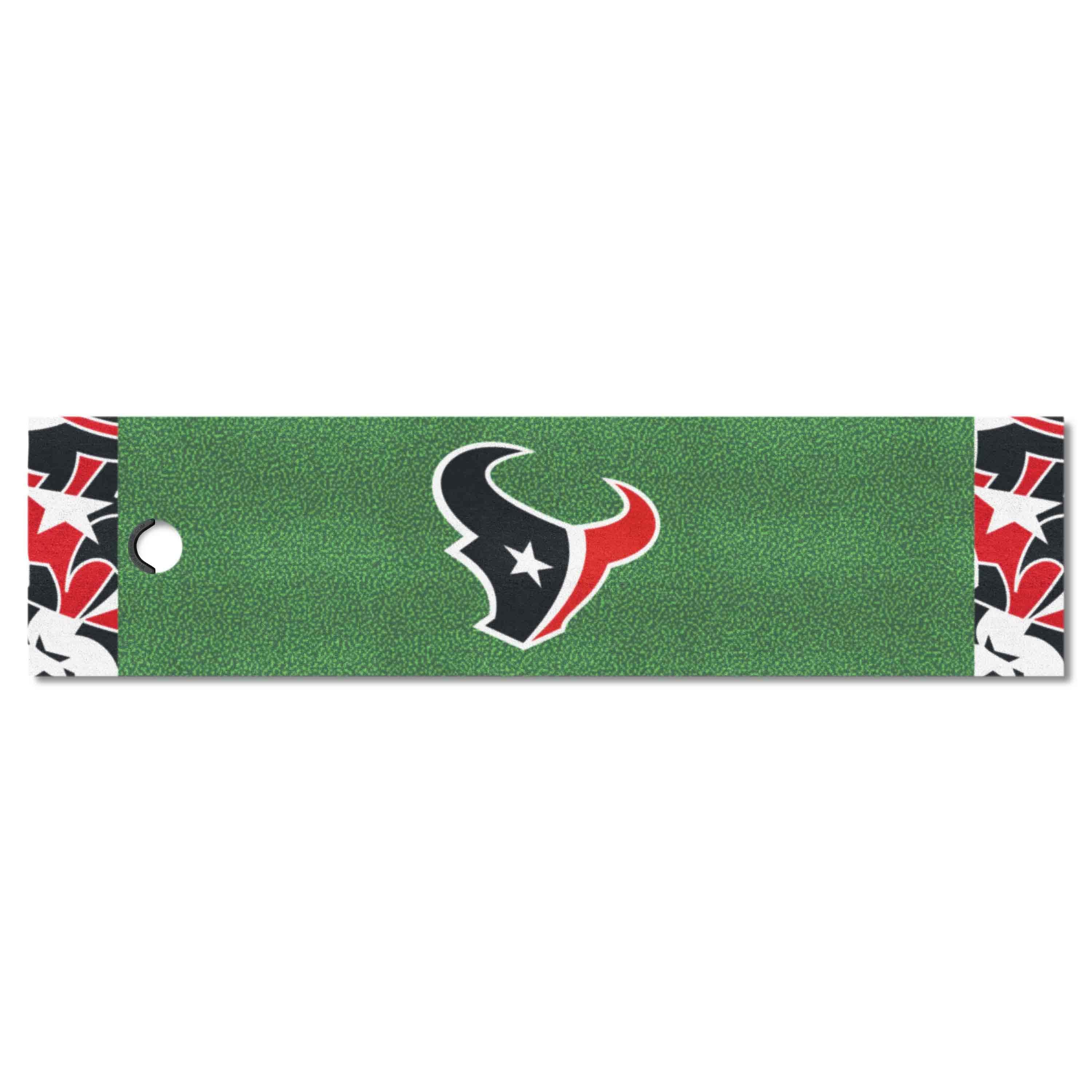 Houston Texans Putting Green Mat - 1.5ft. x 6ft. - Houston Texans