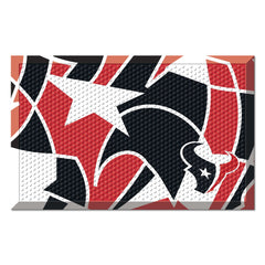 Houston Texans Rubber Scraper Door Mat XFIT Design - Houston Texans