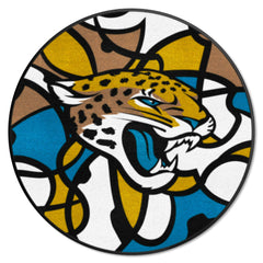 Jacksonville Jaguars Roundel Rug - 27in. Diameter XFIT Design