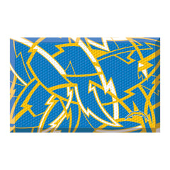 Los Angeles Chargers Rubber Scraper Door Mat XFIT Design