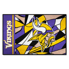 Minnesota Vikings Starter Mat XFIT Design - 19in x 30in Accent Rug