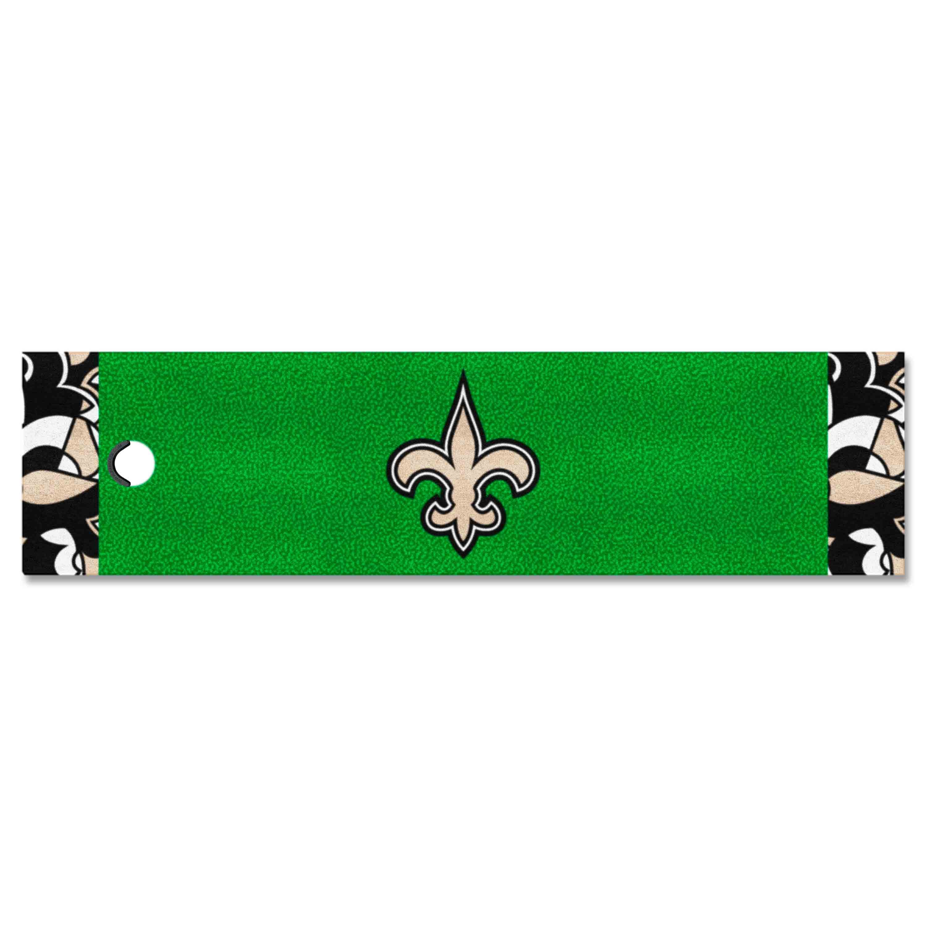 New Orleans Saints Putting Green Mat - 1.5ft. x 6ft. - New Orleans Saints