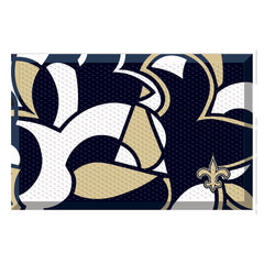 New Orleans Saints Rubber Scraper Door Mat XFIT Design - New Orleans Saints