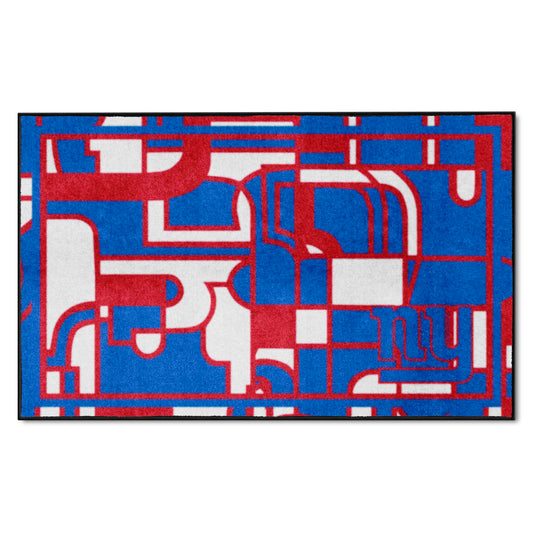 New York Giants 4ft. x 6ft. Plush Area Rug XFIT Design