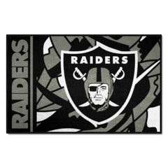 Las Vegas Raiders Starter Mat XFIT Design - 19in x 30in Accent Rug