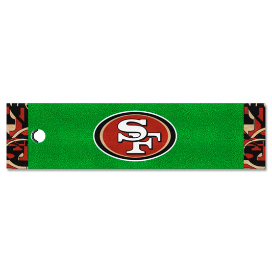 San Francisco 49ers Putting Green Mat - 1.5ft. x 6ft.