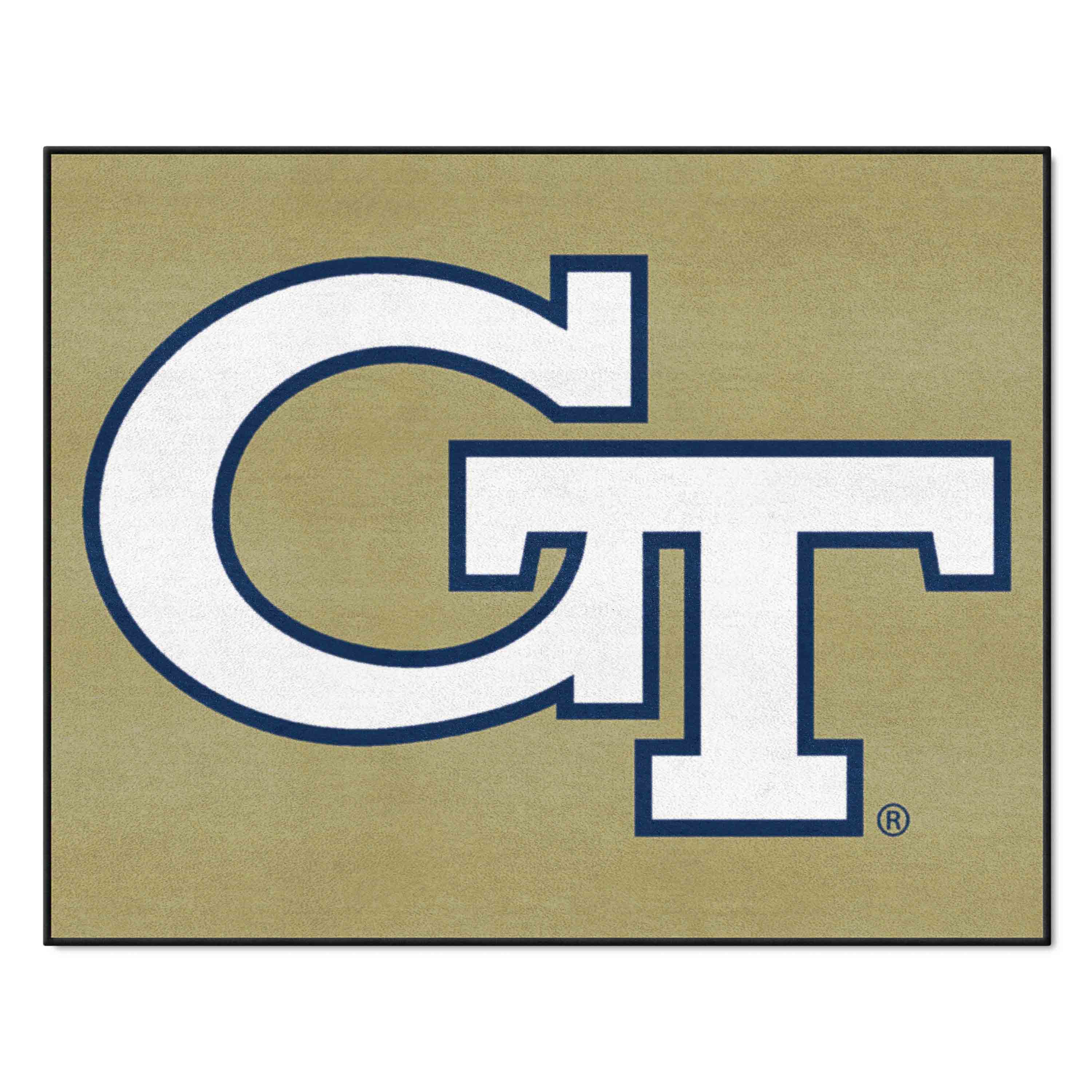 Georgia Tech Yellow Jackets All-Star Rug - 34 in. x 42.5 in., GT - Georgia Tech