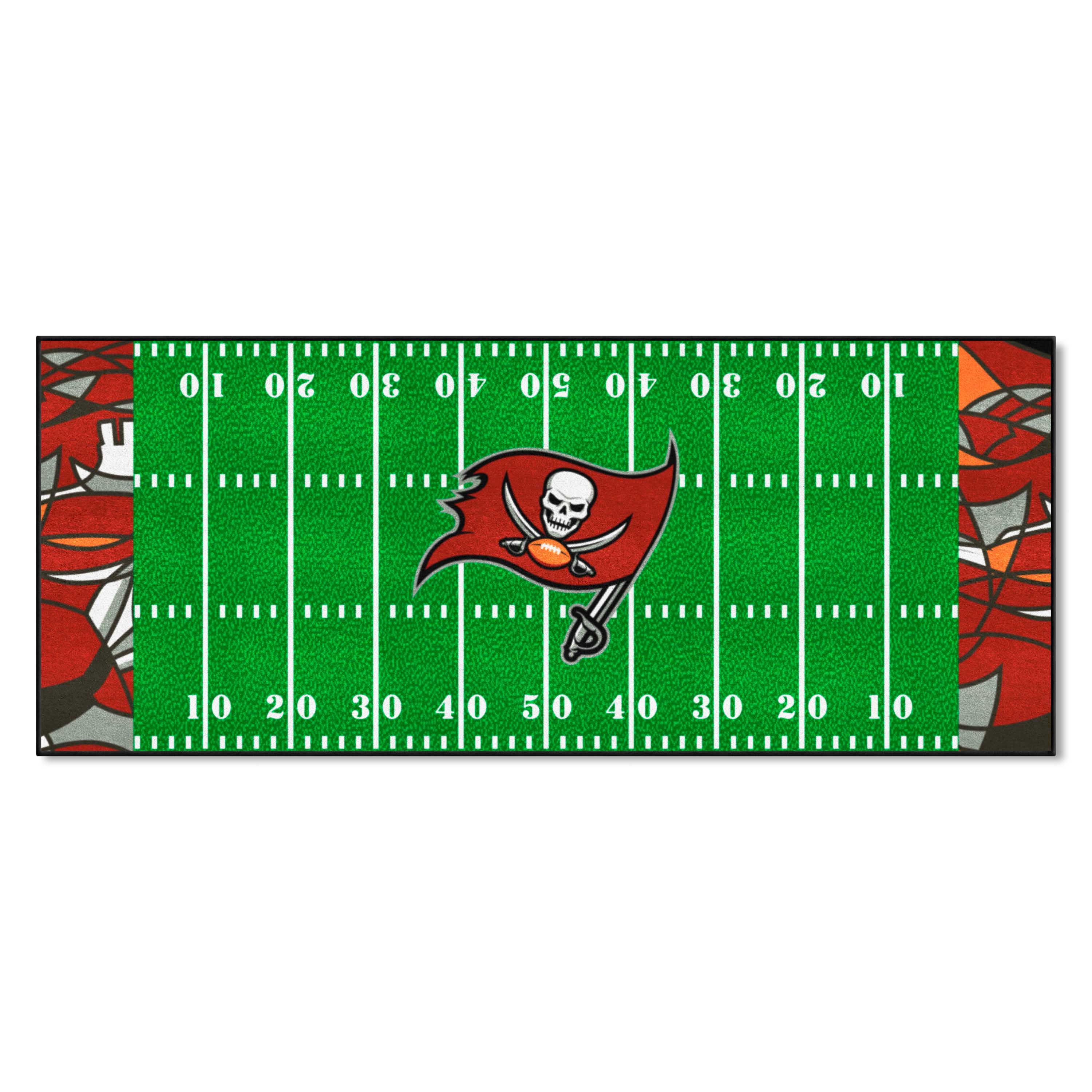 Tampa Bay Buccaneers Football Field Runner Mat - 30in. x 72in. XFIT Design