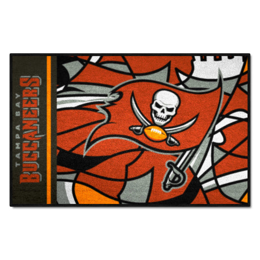 Tampa Bay Buccaneers Starter Mat XFIT Design - 19in x 30in Accent Rug