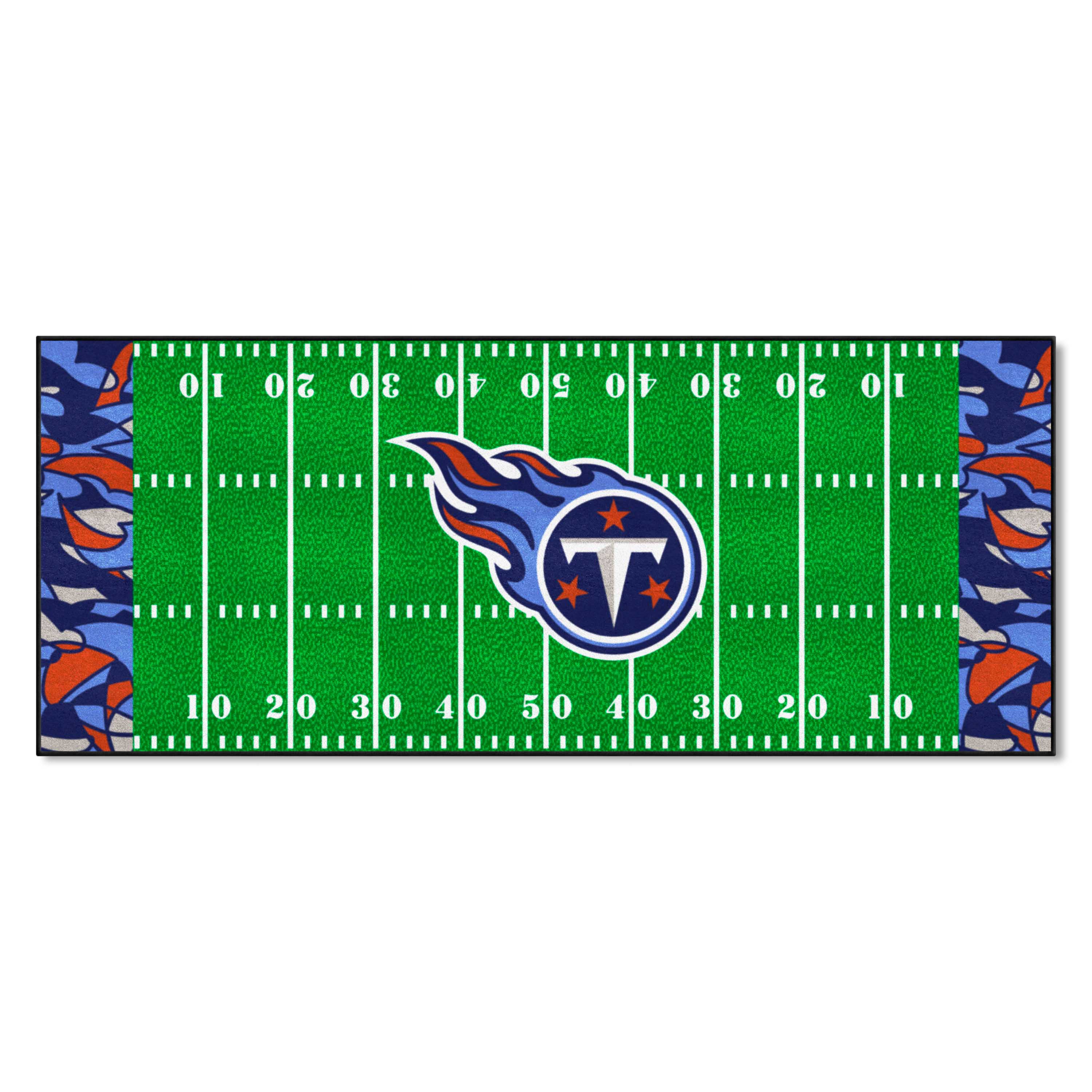 Tennessee Titans Football Field Runner Mat - 30in. x 72in. XFIT Design