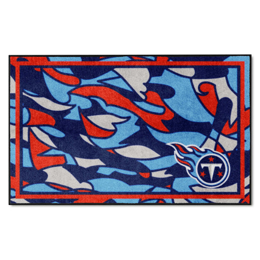 Tennessee Titans 4ft. x 6ft. Plush Area Rug XFIT Design