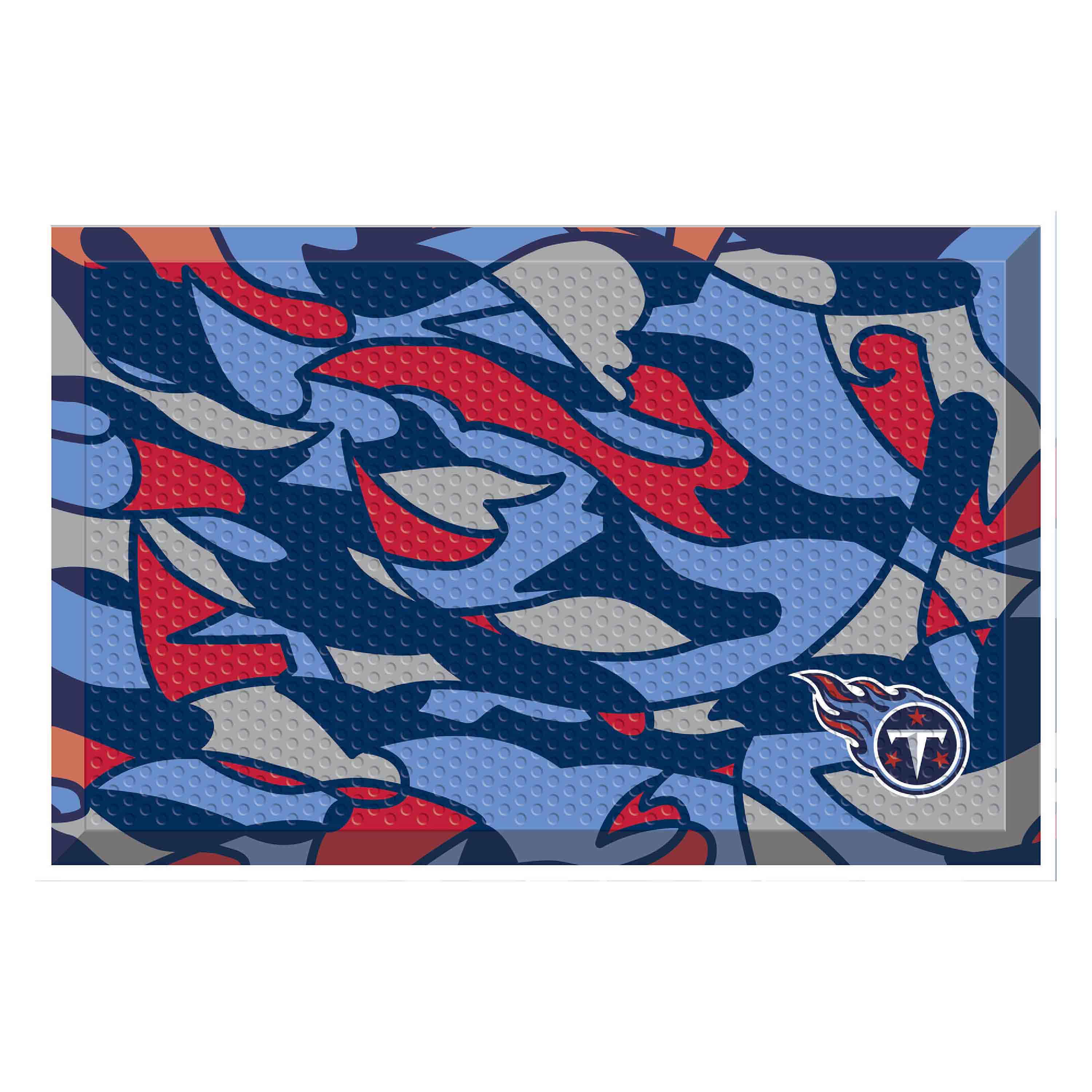 Tennessee Titans Rubber Scraper Door Mat XFIT Design