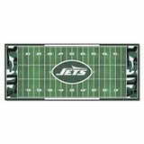 New York Jets Football Field Runner Mat - 30in. x 72in. XFIT Design