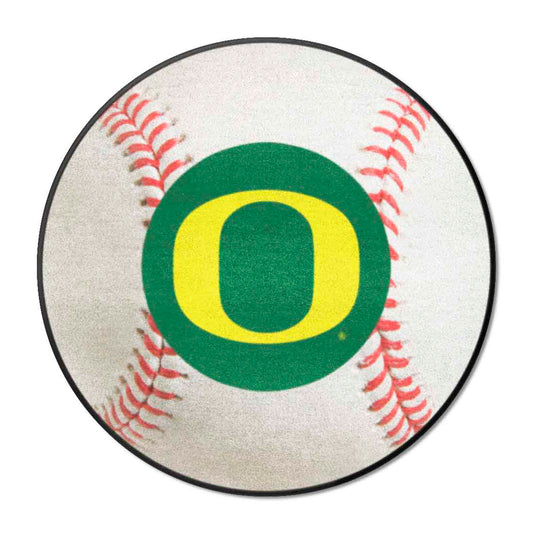 Oregon Ducks Baseball Rug - 27in. Diameter