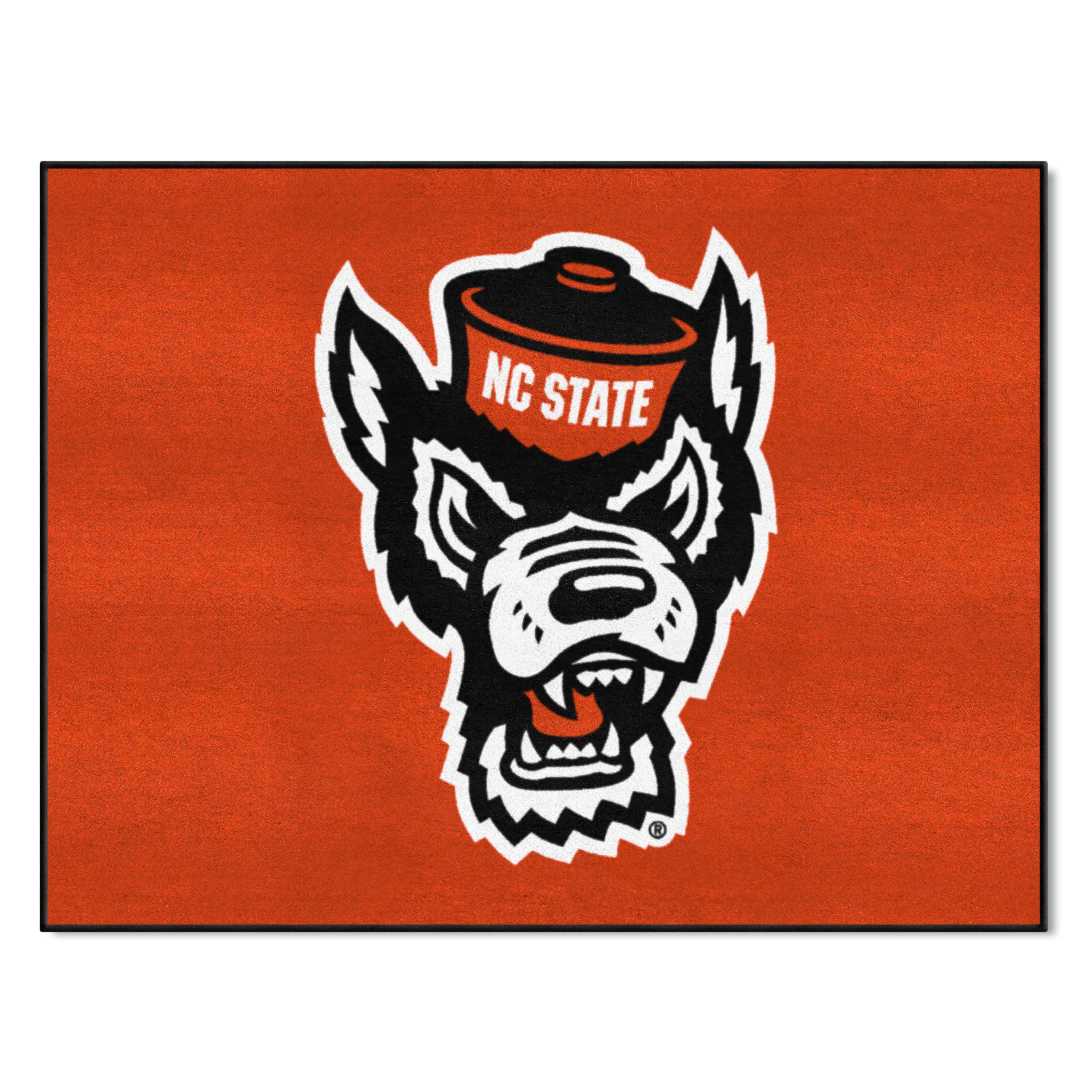 NC State Wolfpack All-Star Rug - 34 in. x 42.5 in., Wolf Logo - NC State