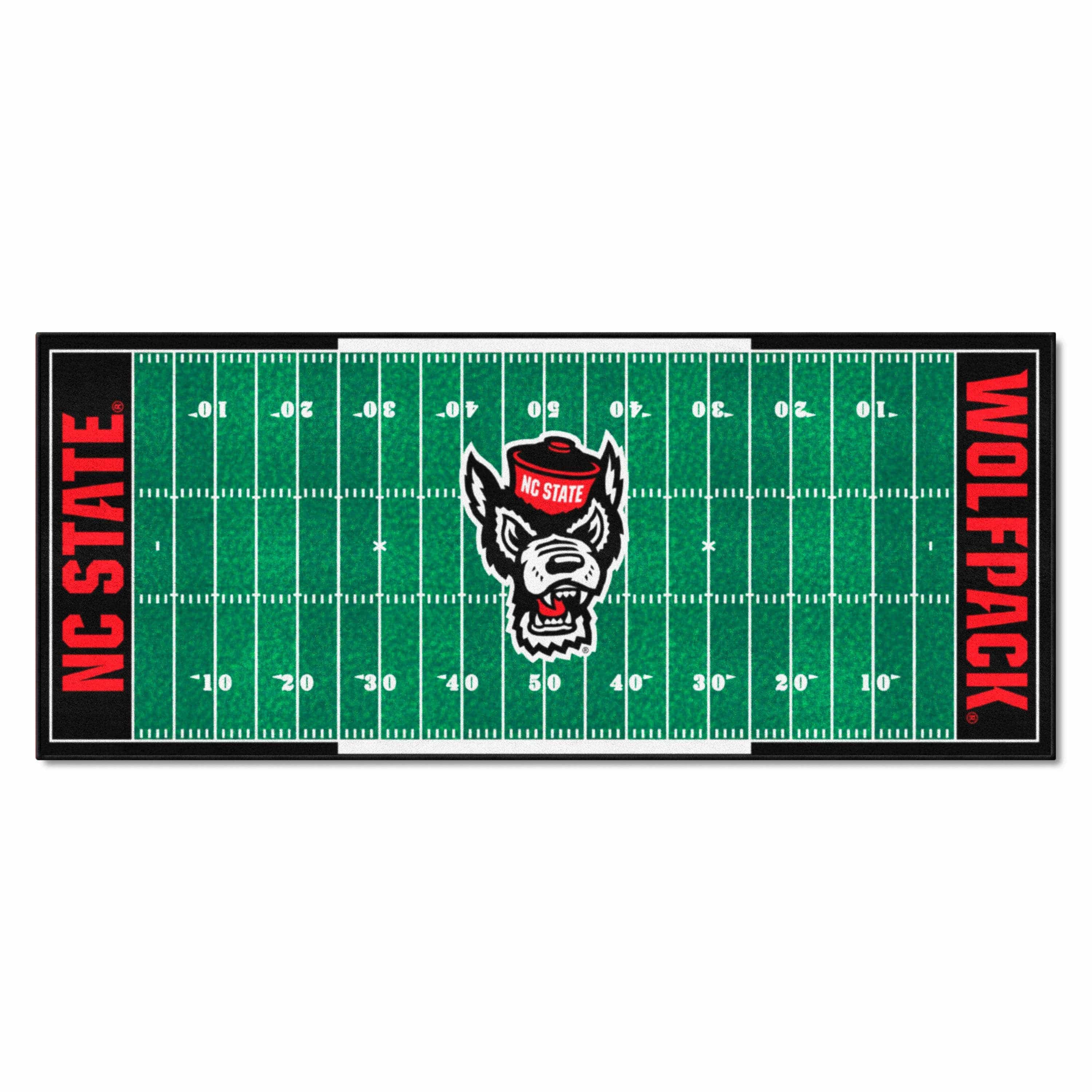 NC State Wolfpack Field Runner Mat - 30in. x 72in., NCS Logo - NC State