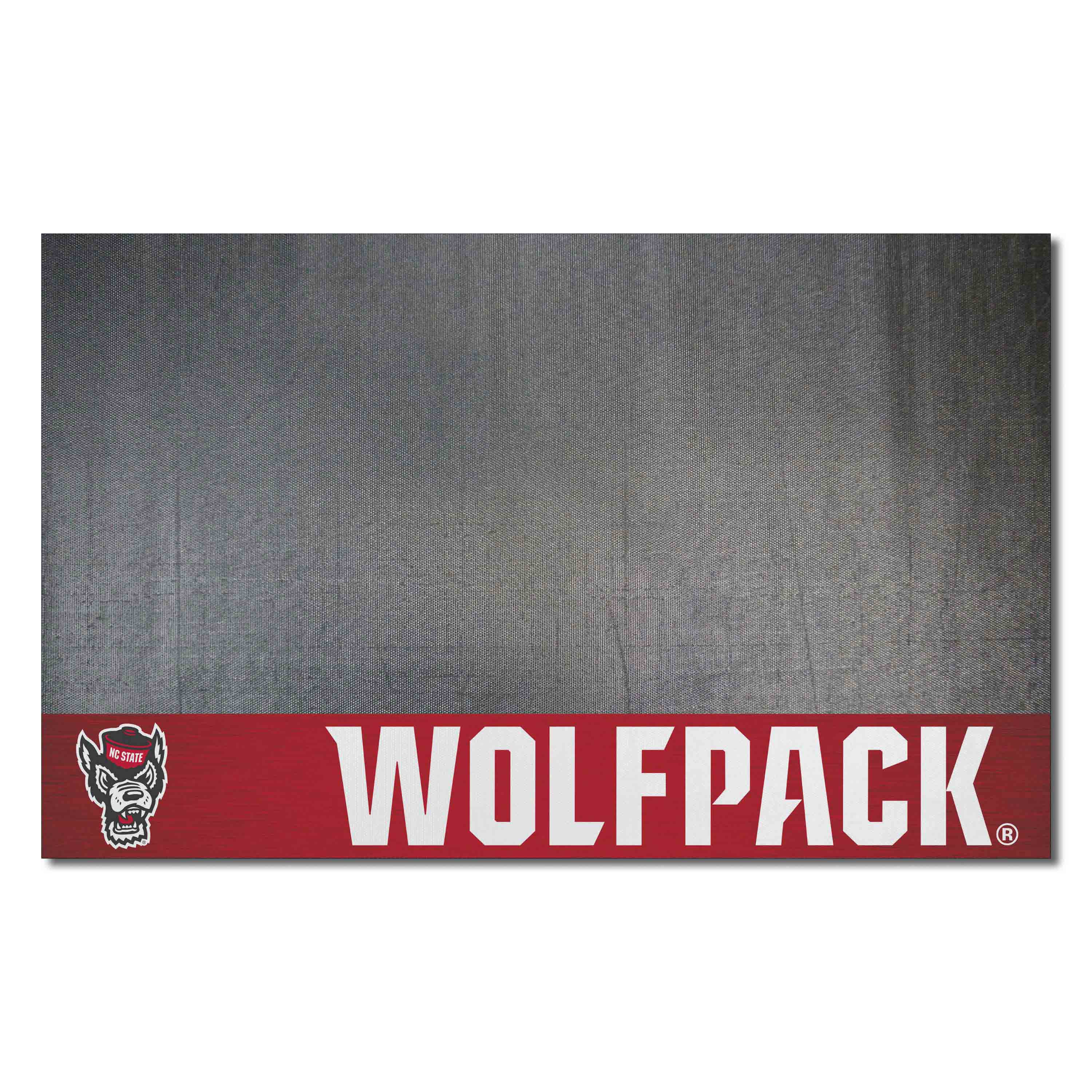 NC State Wolfpack Vinyl Grill Mat - 26in. x 42in., Wolf Logo - NC State