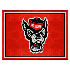 NC State Wolfpack 8ft. x 10 ft. Plush Area Rug, Wolf Logo