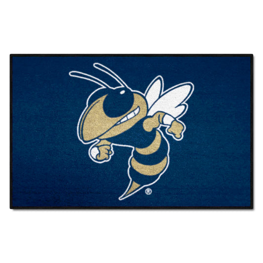 Georgia Tech Yellow Jackets Starter Mat Accent Rug - 19in. x 30in., Buzz - Georgia Tech