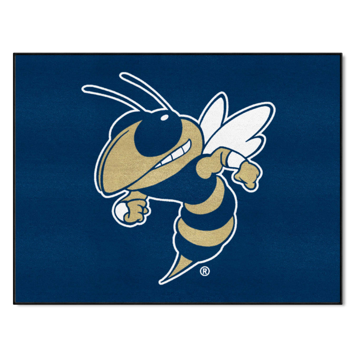 Georgia Tech Yellow Jackets All-Star Rug - 34 in. x 42.5 in., Buzz