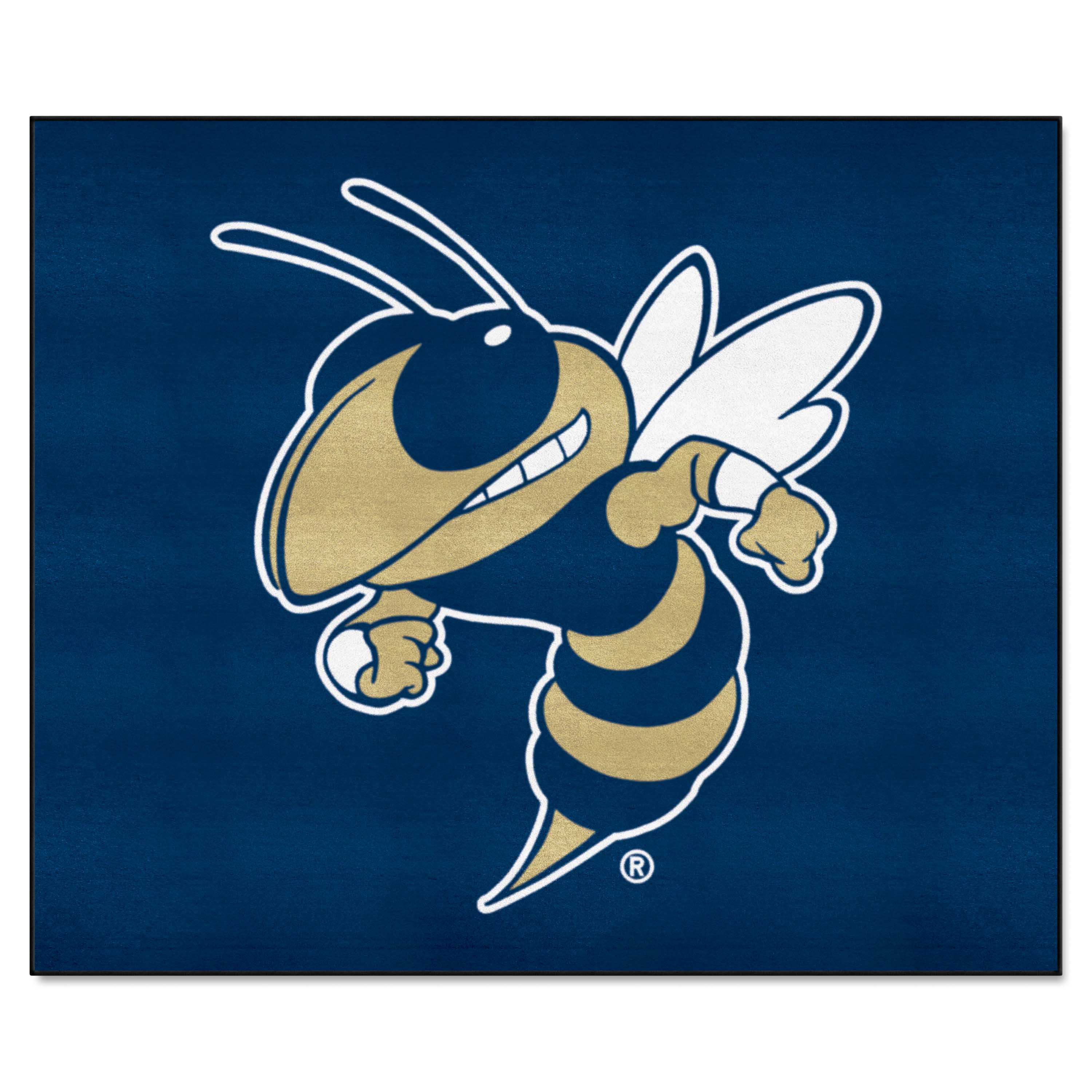 Georgia Tech Yellow Jackets Tailgater Rug - 5ft. x 6ft., Buzz