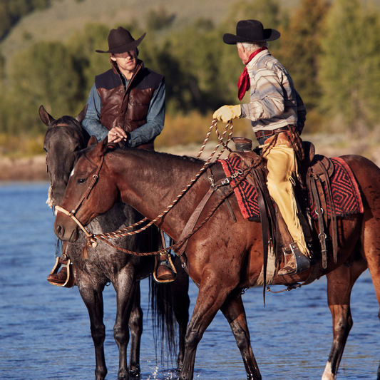 Chaleco de cuero acolchado Stetson