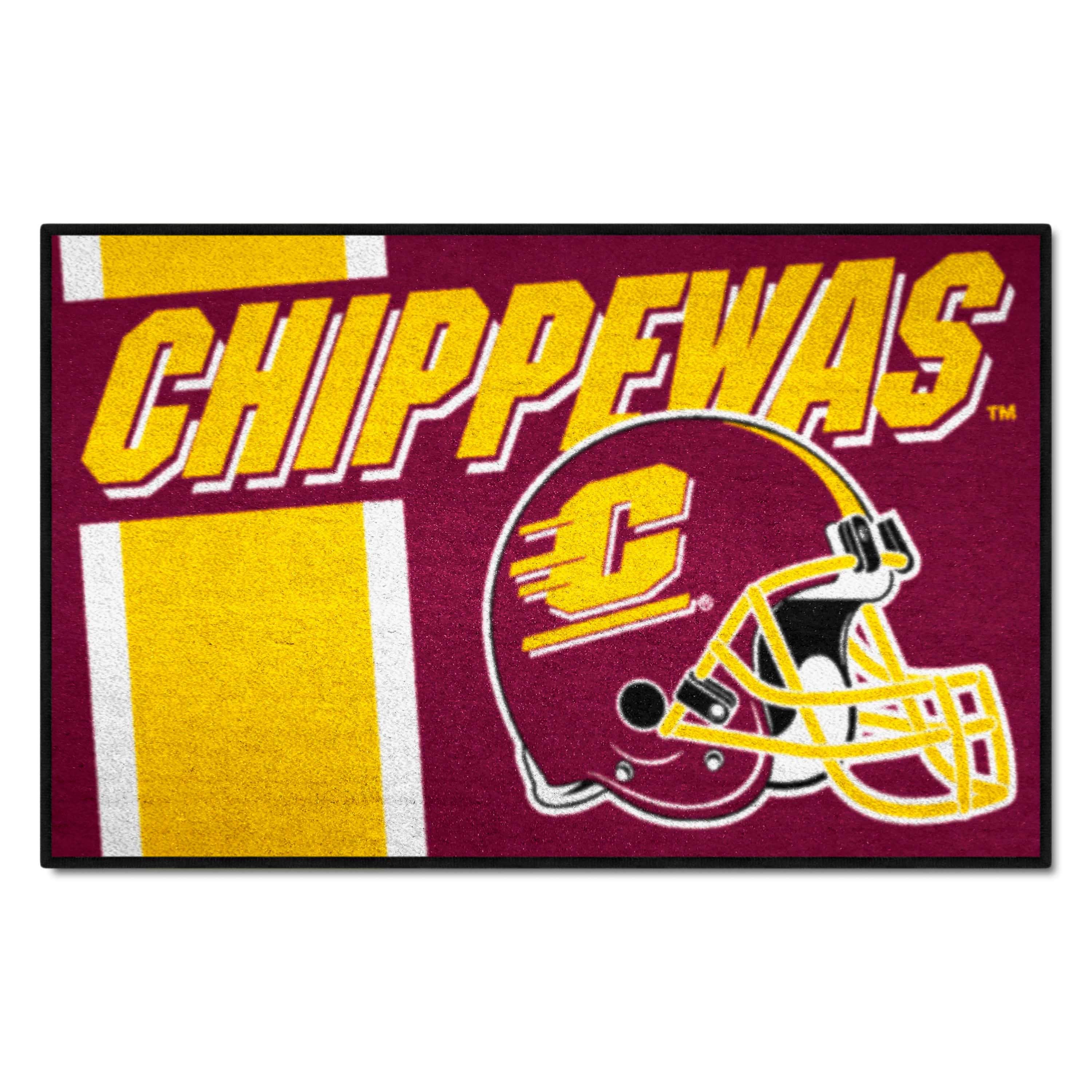 Central Michigan Chippewas Starter Mat Accent Rug - 19in. x 30in. - Central Michigan