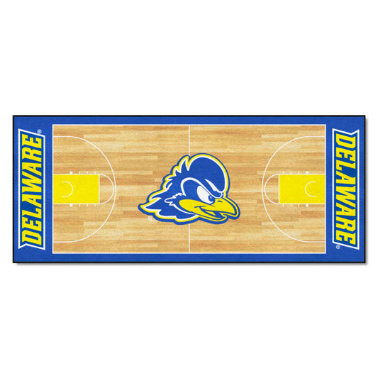 Delaware Blue Hens Court Runner Rug - 30in. x 72in. - Delaware