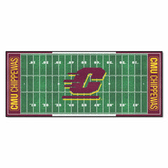 Central Michigan Chippewas Field Runner Mat - 30in. x 72in. - Central Michigan