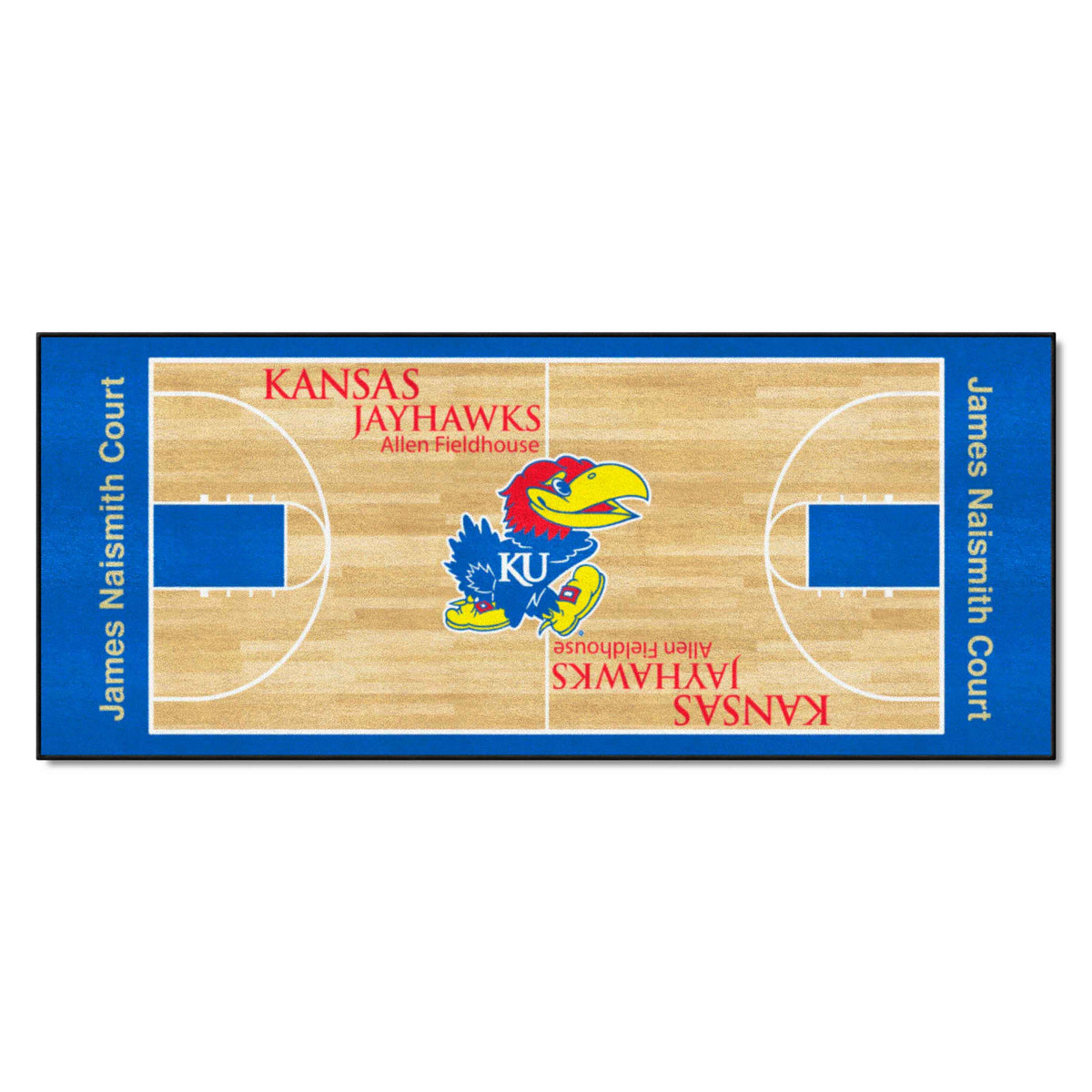 Kansas Jayhawks Court Runner Rug - 30in. x 72in.