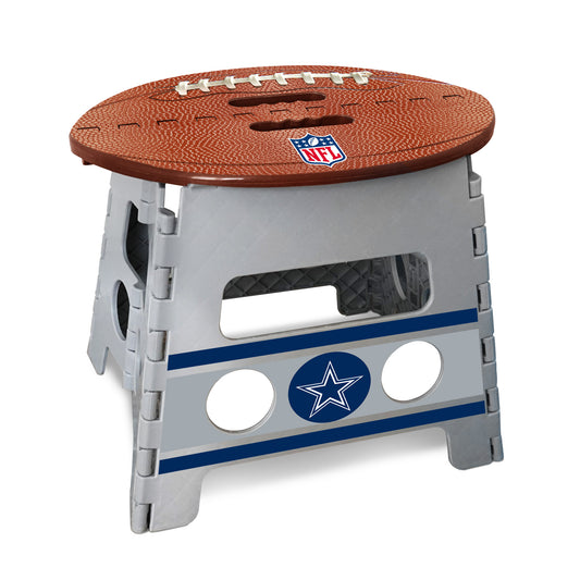 Dallas Cowboys Folding Step Stool - 13in. Rise - Dallas Cowboys