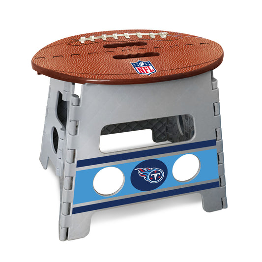 Taburete plegable con escalones de los Tennessee Titans, altura de 13 pulgadas