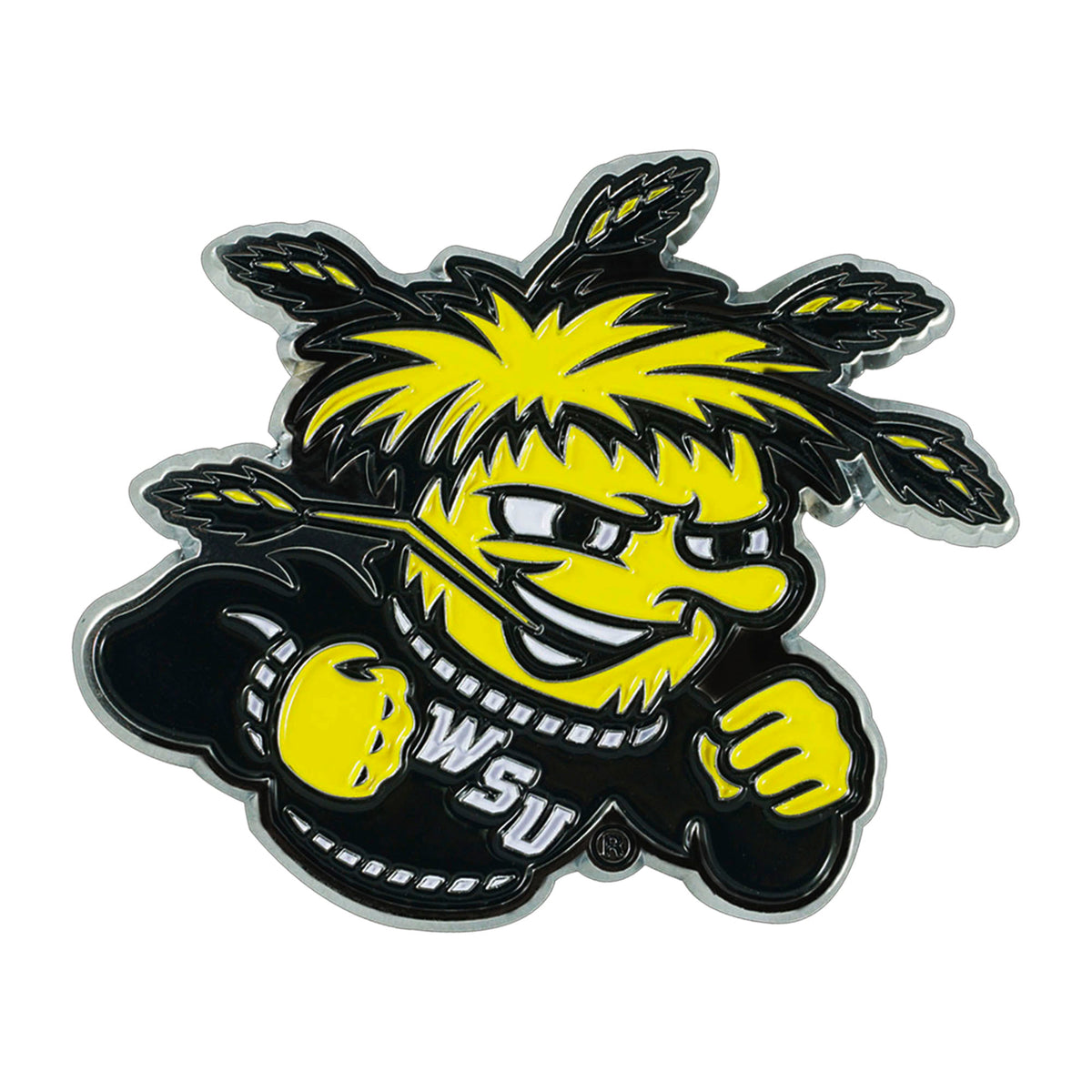 Wichita State Shockers 3D Color Metal Emblem