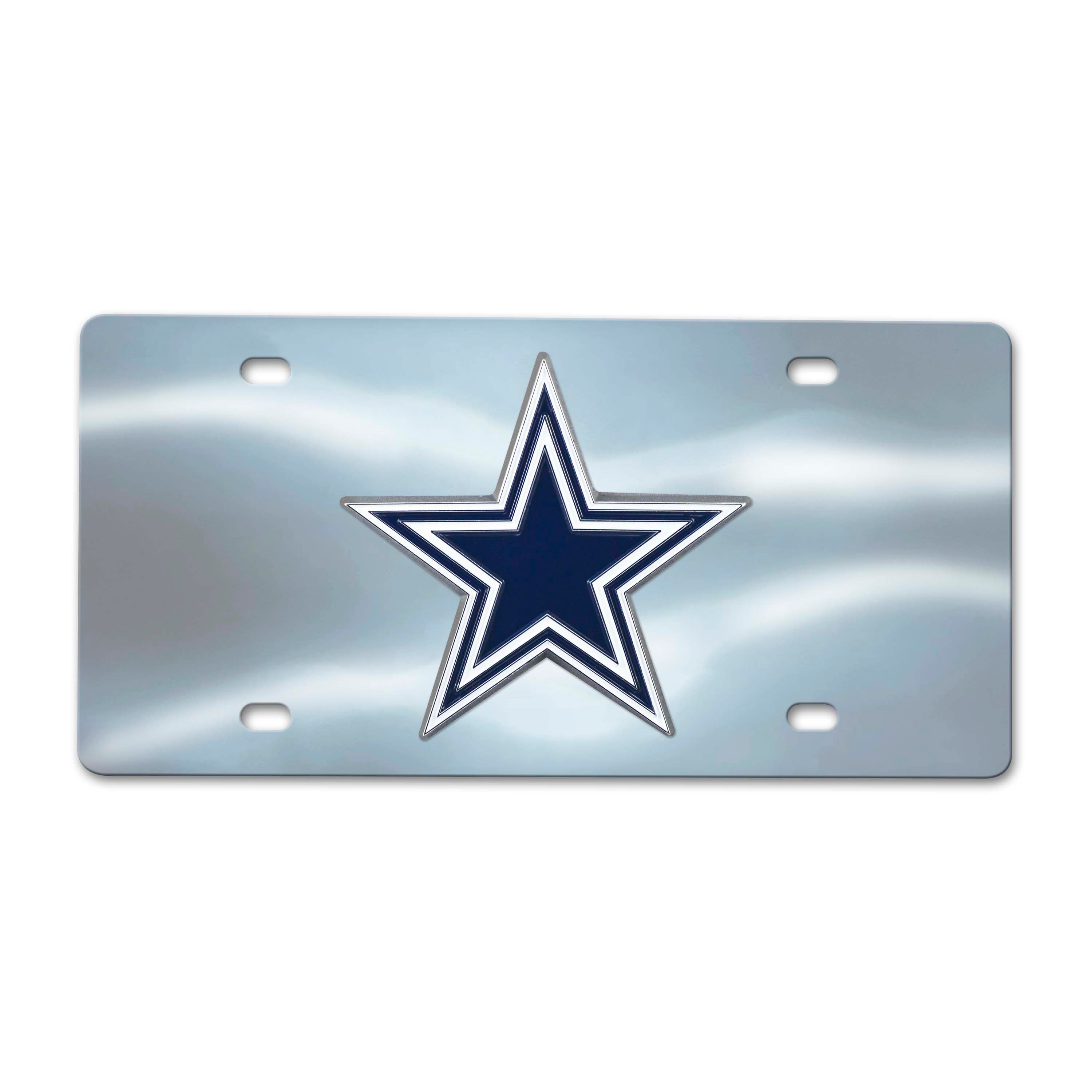 Dallas Cowboys 3D Stainless Steel License Plate - Dallas Cowboys