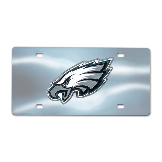 Philadelphia Eagles 3D Stainless Steel License Plate