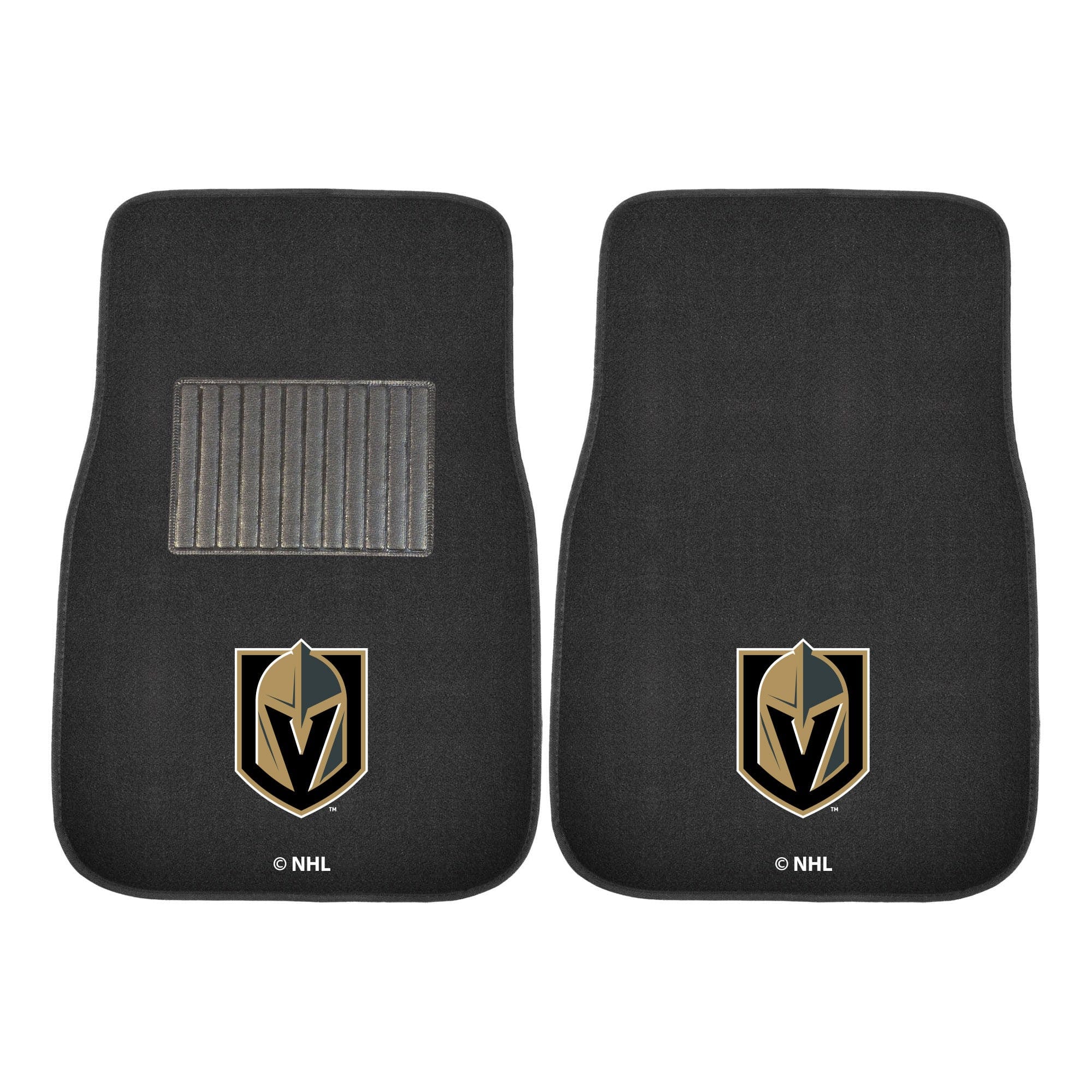 Vegas Golden Knights Embroidered Car Mat Set - 2 Pieces