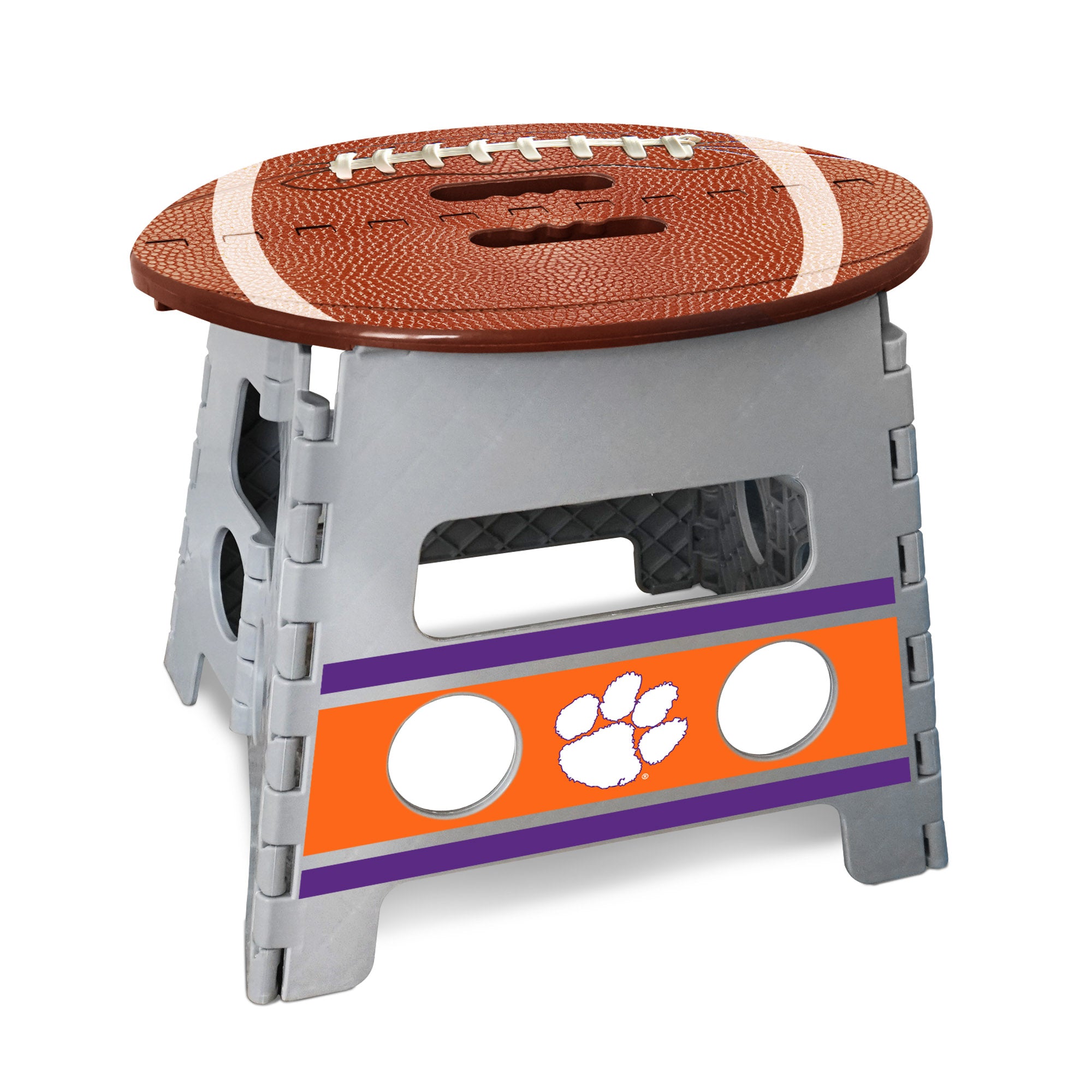 Clemson Tigers Folding Step Stool - 13in. Rise