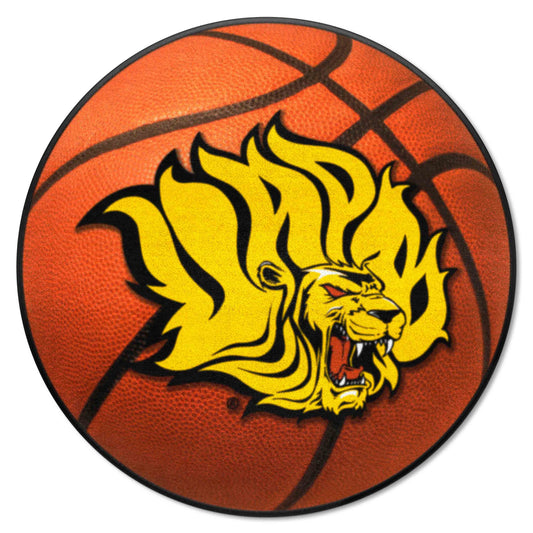 UAPB Golden Lions Basketball Rug - 27in. Diameter