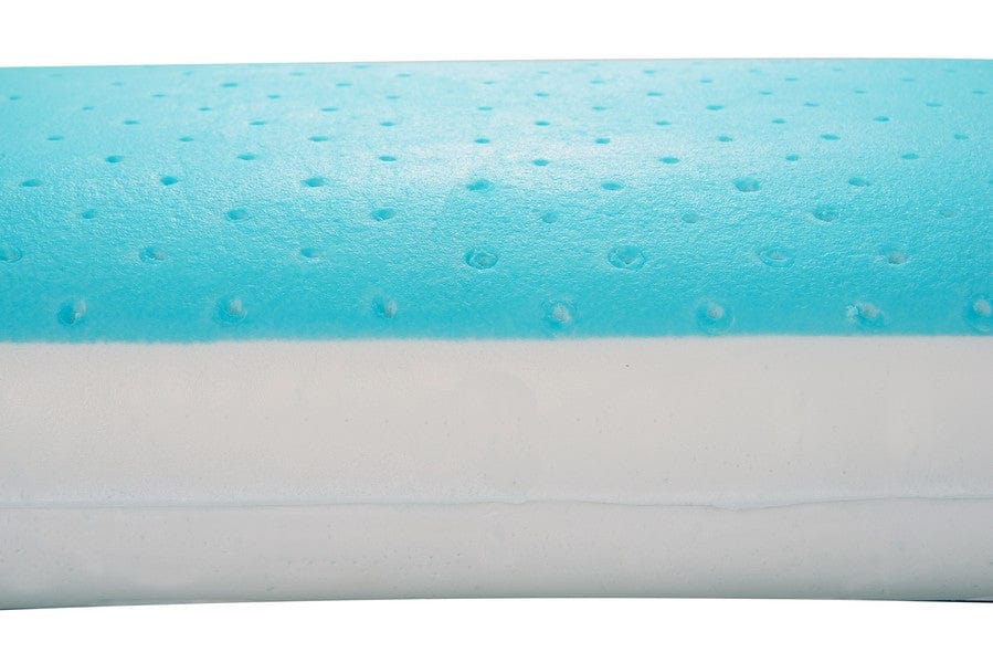 Cool Gel Memory Foam Queen Size Bed Pillow - Homeroots