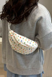 Contrast Polka Dot Crossbody Bag